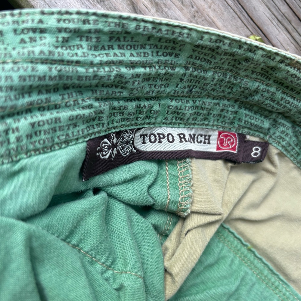 Topo Ranch Khaki Shorts with Drawstring - Picture 3 of 3